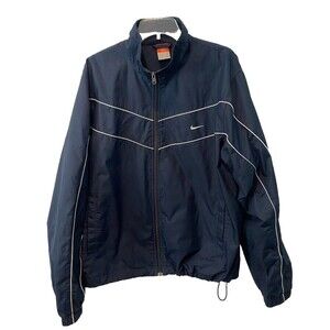 Nike Navy Blue Windbreaker Jacket